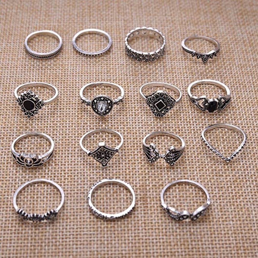 Women's Stacking Rings Set, Stackable Joint Finge… - image 3